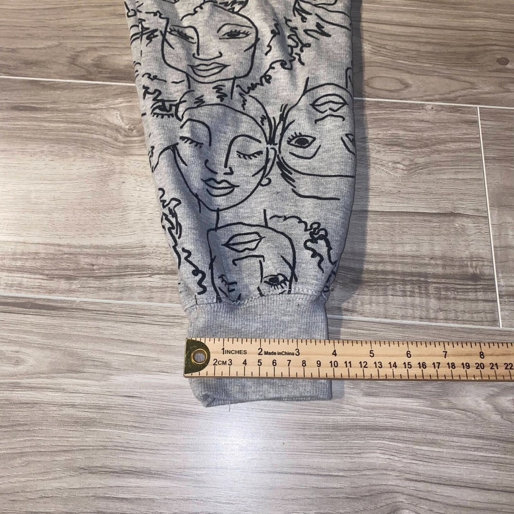 Maya Angelou Gray Womens Face Art Elastic Waist Casualwear Jogger Pants Size XXL - Picture 11 of 11